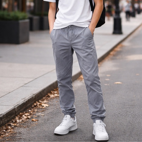 Lazer Other - Lazer Gray Pull On Jogger Boys XXL Pant 18 Jeans school uniform fall cotton YXXL